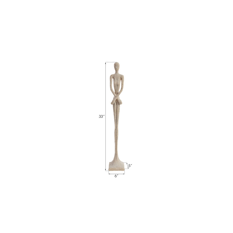 Lottie Skinny Female Statue, Roman Stone