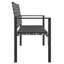 Pia Metal/Wicker Outdoor Bench-355766666-355766669