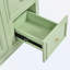 Meuble-lavabo de salle de bain avec lavabo en céramique, tablettes réglables-105683666