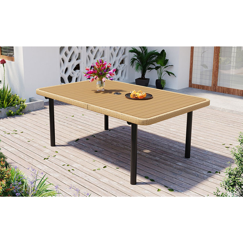 Table de salle à manger d'extérieur 59 "59"