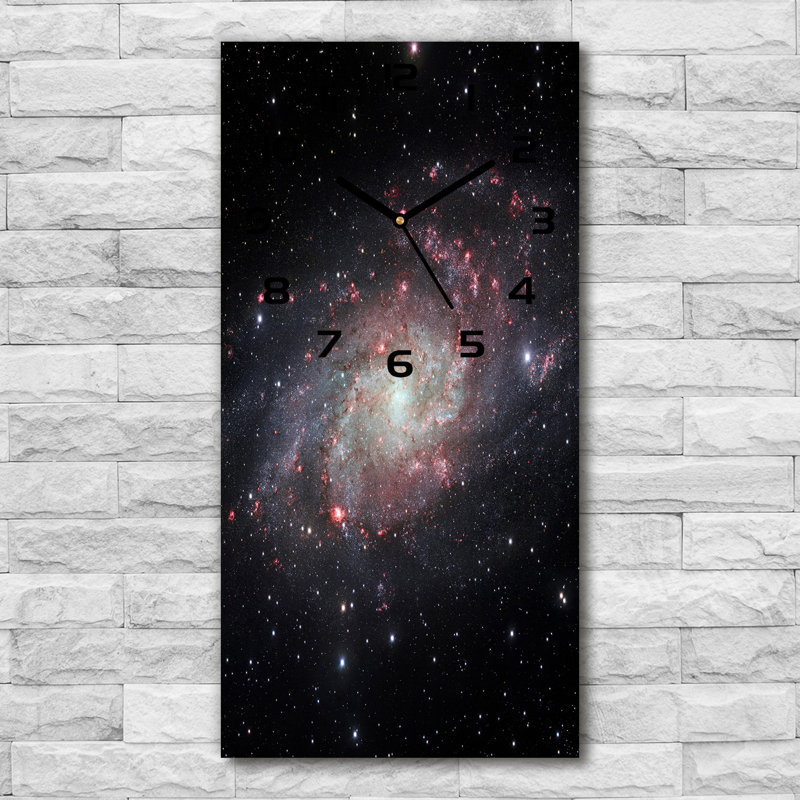 Jayanne Glass Wall Clock, Black
