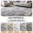 Light gray shag area rug-326123607
