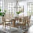 Heymann Trestle Dining Table with Upholstered and Wood Chairs-162585740-205302929