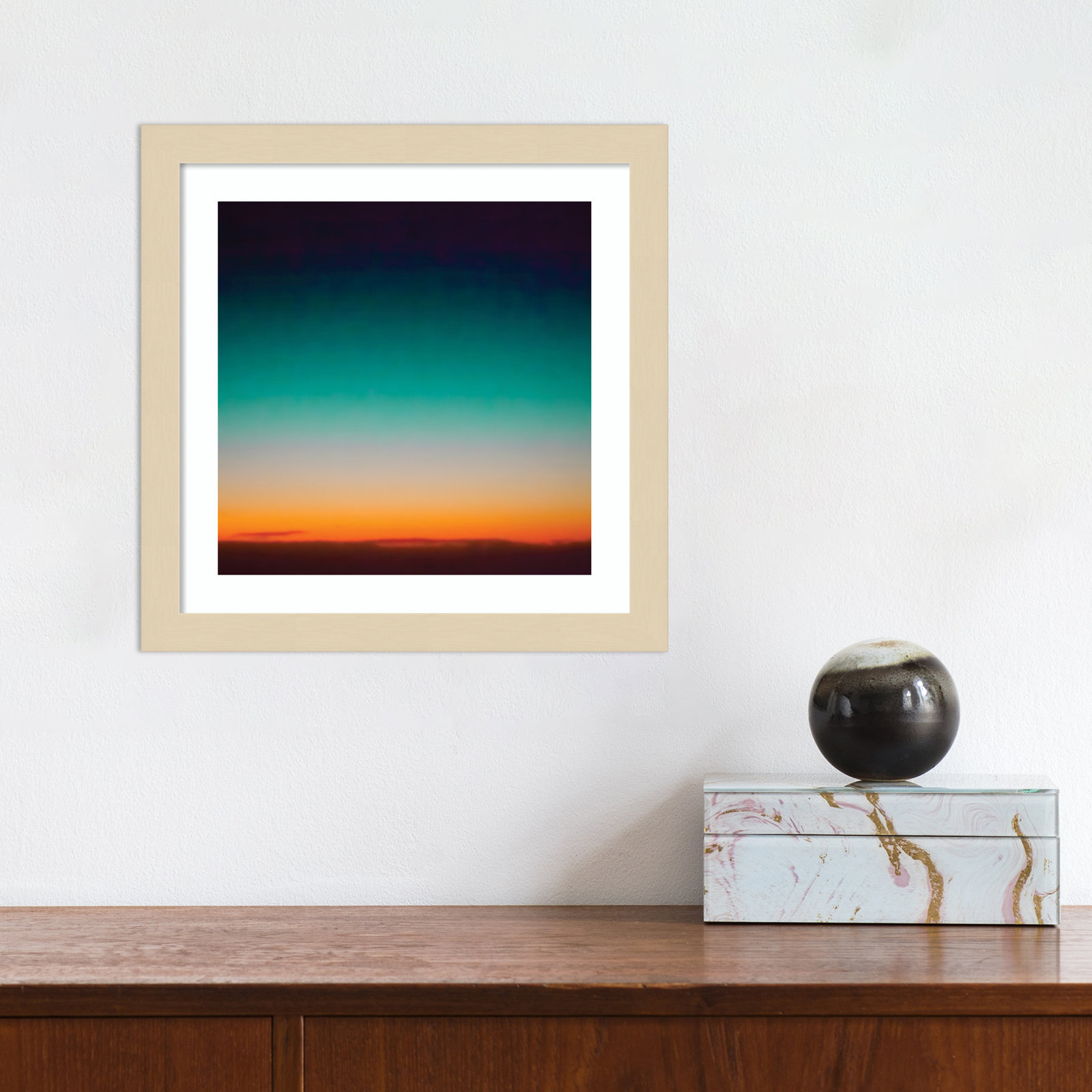 Sunrise Flying by Caroline Mint, Brown, 12.25" H x 12.25" W x 0.88" D