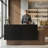 Rectangle Synthetic Laminate Reception Desk-1626850404