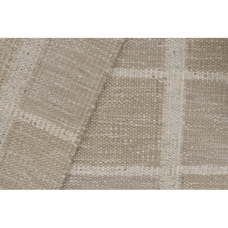 Scandinavian Wool Geometric Area Rug, Rectangle 10' x 14'
