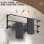 3-Tier Stainless Steel Wall Mounted Towel Rack With Concealed Mounting Hardware-123321984-111702375