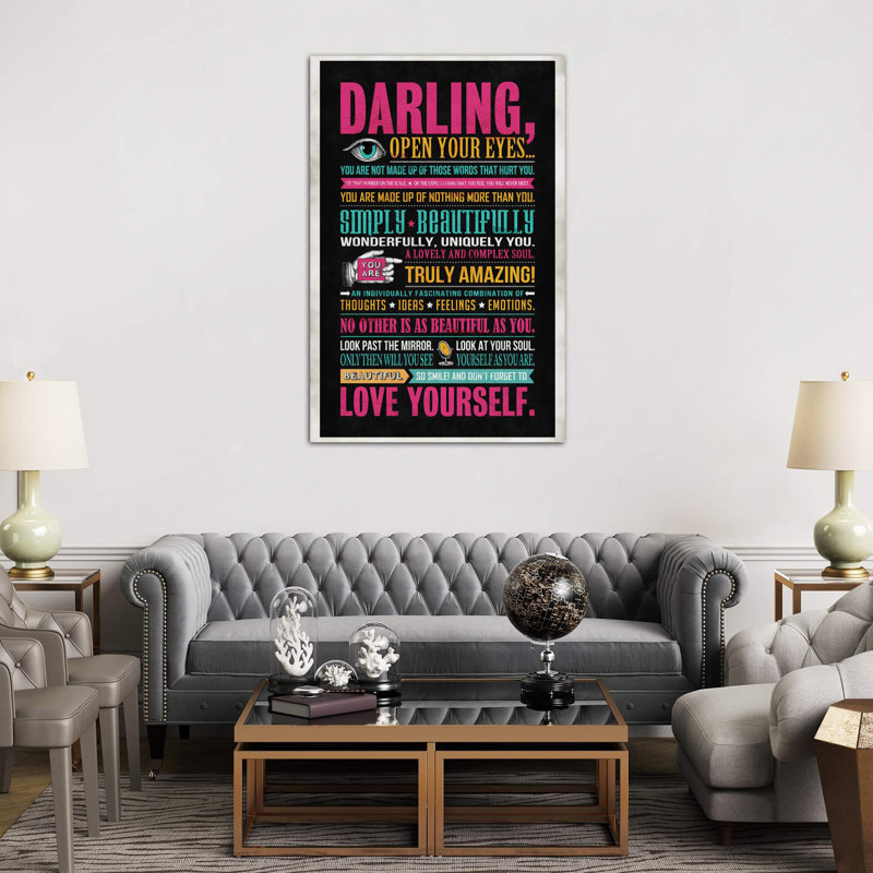 Darling by Ester Kay - Wrapped Canvas Painting, 66.04 cm H x 45.72 cm W x 1.91 cm D