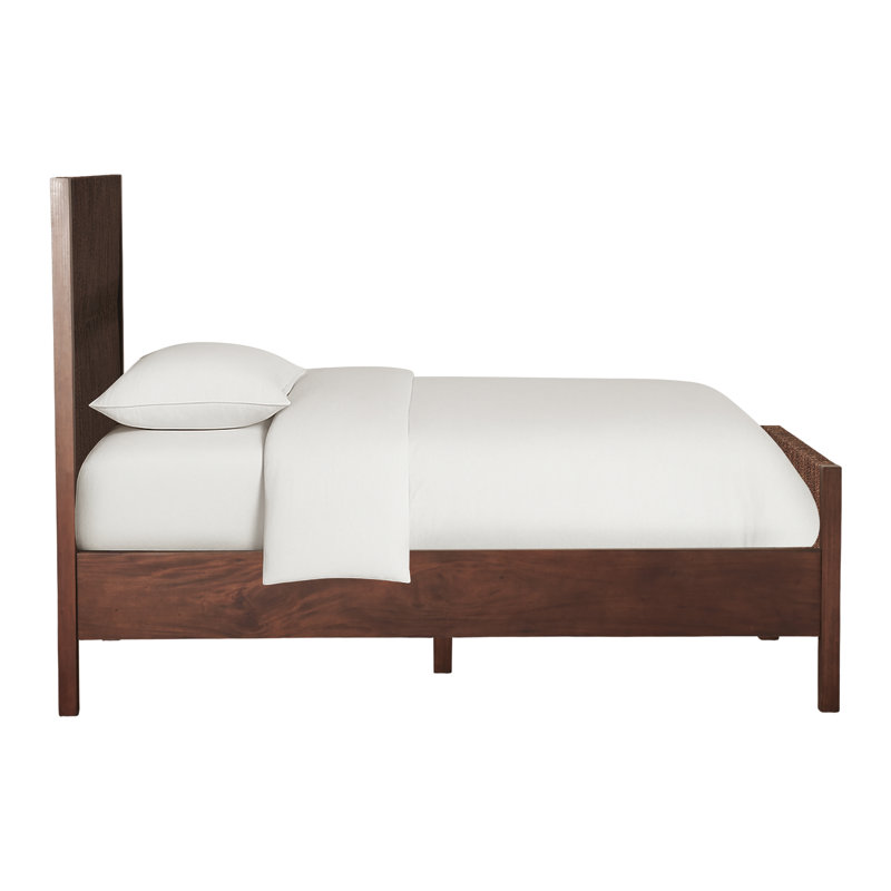 Textura Bed in Dark Brown, Twin