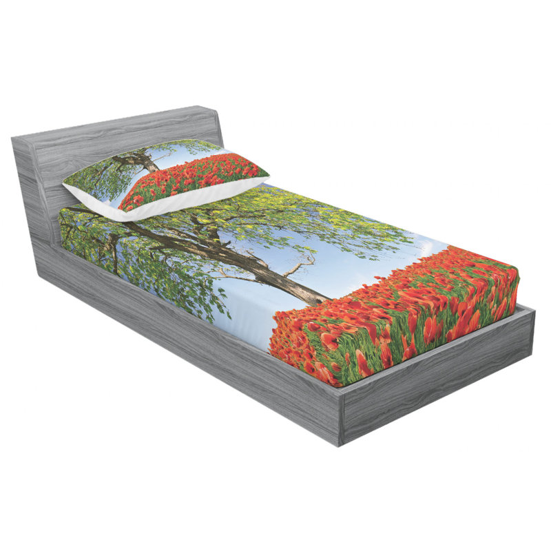 Microfiber Sheet Set, Twin XL Sheet Set with Fitted Sheet