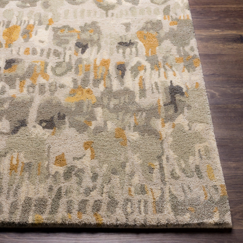 Tapis kaki touffeté à la main Samantha, Rectangle 10 pi x 14 pi