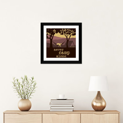 «Never Camp Alone II», impression sur toile