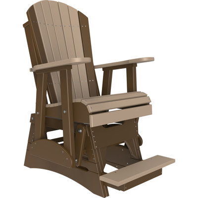Chaise d'extérieur coulissante en polywood