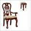 Chaise d'appoint rembourrée, chaise de salle à manger pour la salle à manger