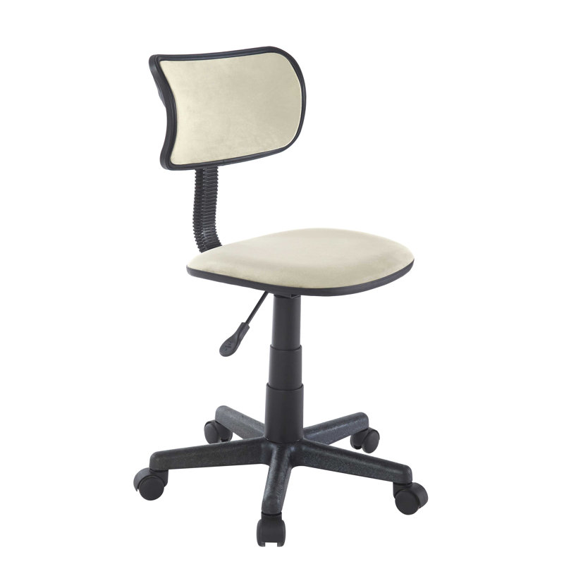 Bodmin Task Chair, Ivory, Velvet