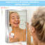 Isata 400mm W 600mm H Surface Framed Medicine Cabinet Mirror 2 Fixed