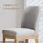 Upholstered Dining Side Chairs With Solid Wood Legs-116392089
