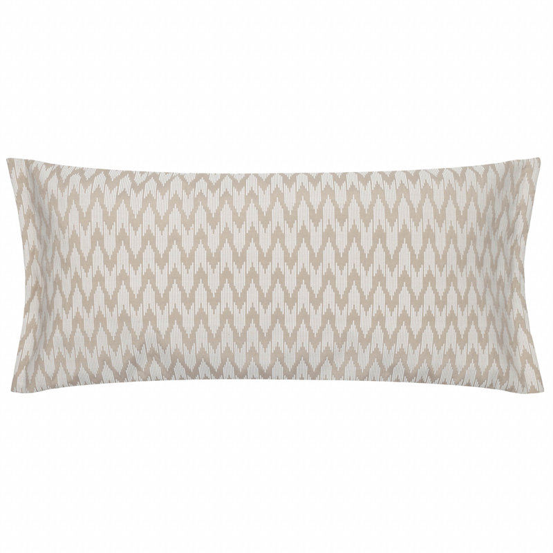 Hutton Down Blend Beige Rectangular Throw Cushion