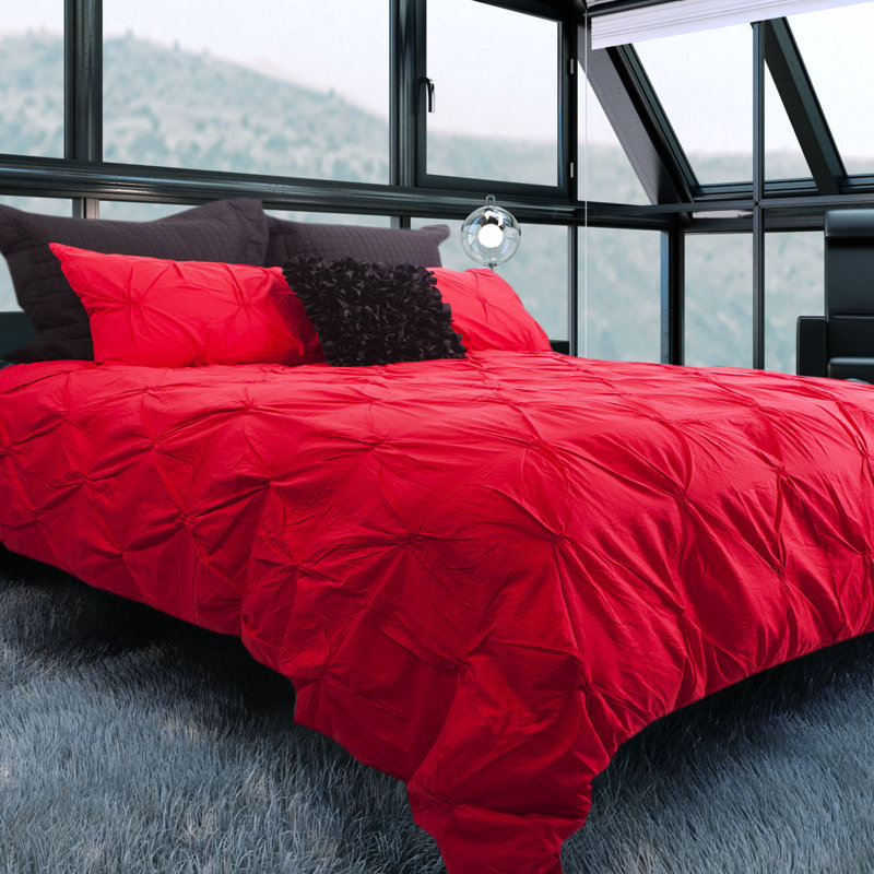 Ensemble de housse de couette, Rouge