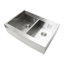 Évier de cuisine à tablier frontal simple 36 pouces avec 5 accessoires pour salle de bain KBFmore-98376906-98376907