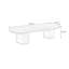 Banc rembourré blanc-548783777