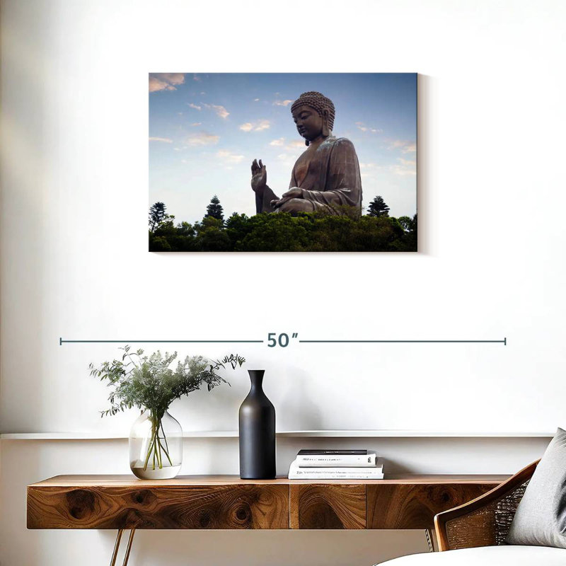 Bouddha Adella, H 20 po x l 30 po