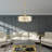 Mance 6 - Light Dimmable Drum Chandelier-414418062