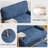 47" Upholstered Accent Chair With Ottoman,-134258948