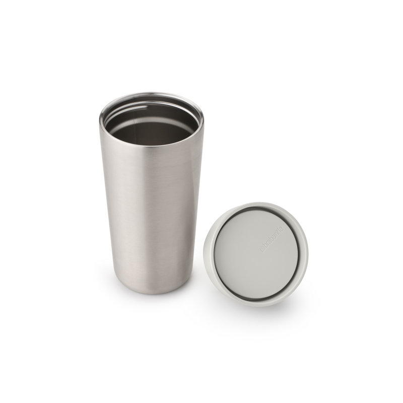 Gobelet isotherme de 0,36 litre à faire soi-même Brabantia, Gris clair