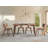 5Pcs Walnut Finish Dining Room Set-1328523201-1328523203