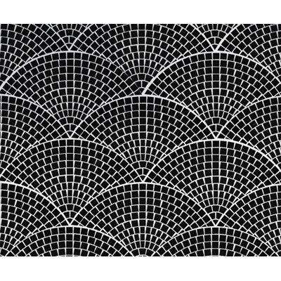 Shape 20" x 20" Ceramic Grid Mosaic Tile