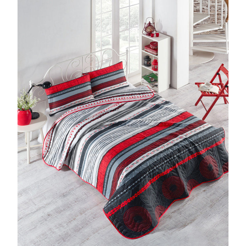 Cotton Blend Coverlet Set