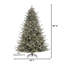 90' H Lighted Artificial Fir Christmas Tree-35641691