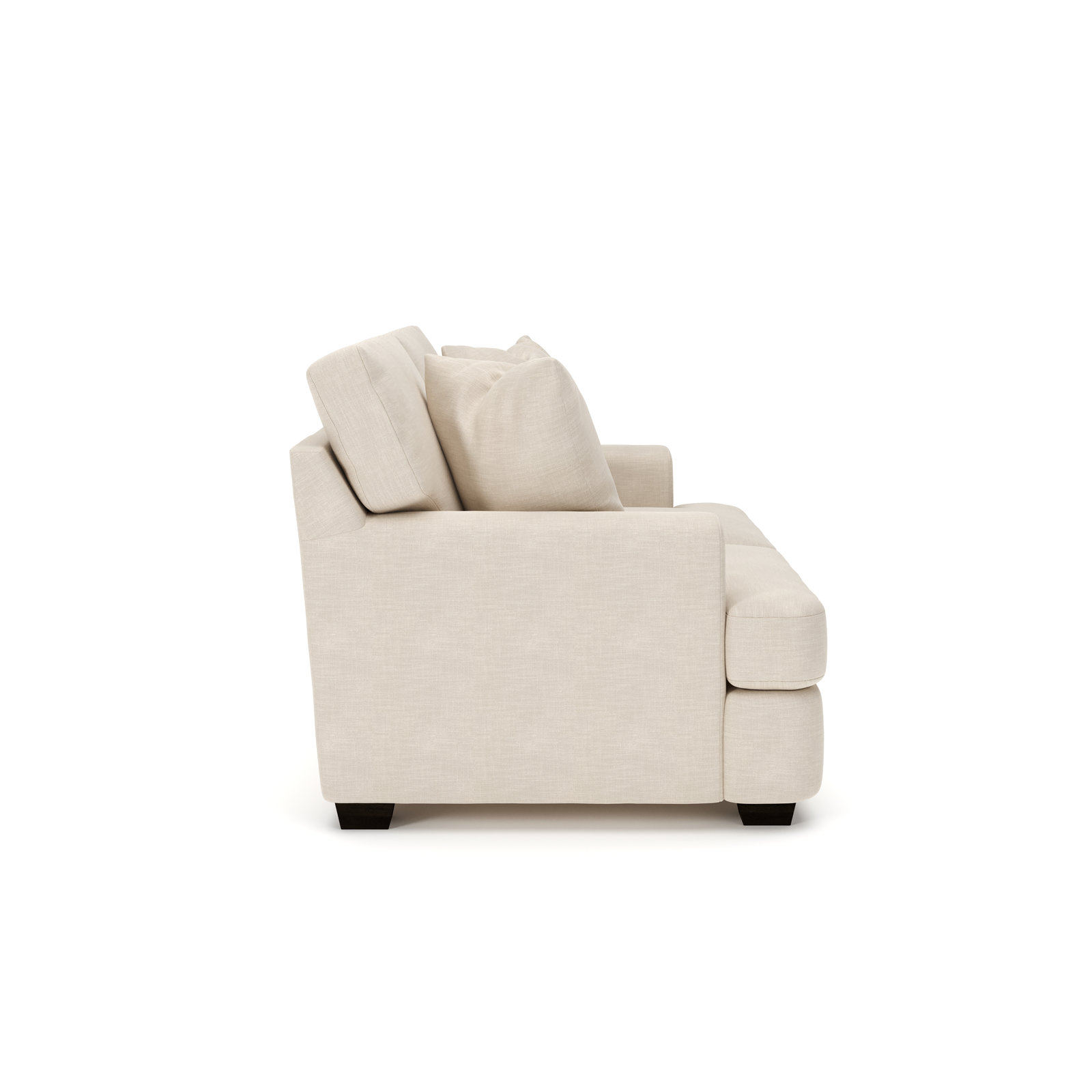 Emilio 65'' Upholstered Loveseat, Conversation Ivory