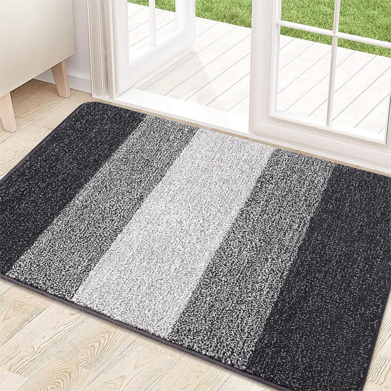 Tapis de cuisine Anjolena, Gris