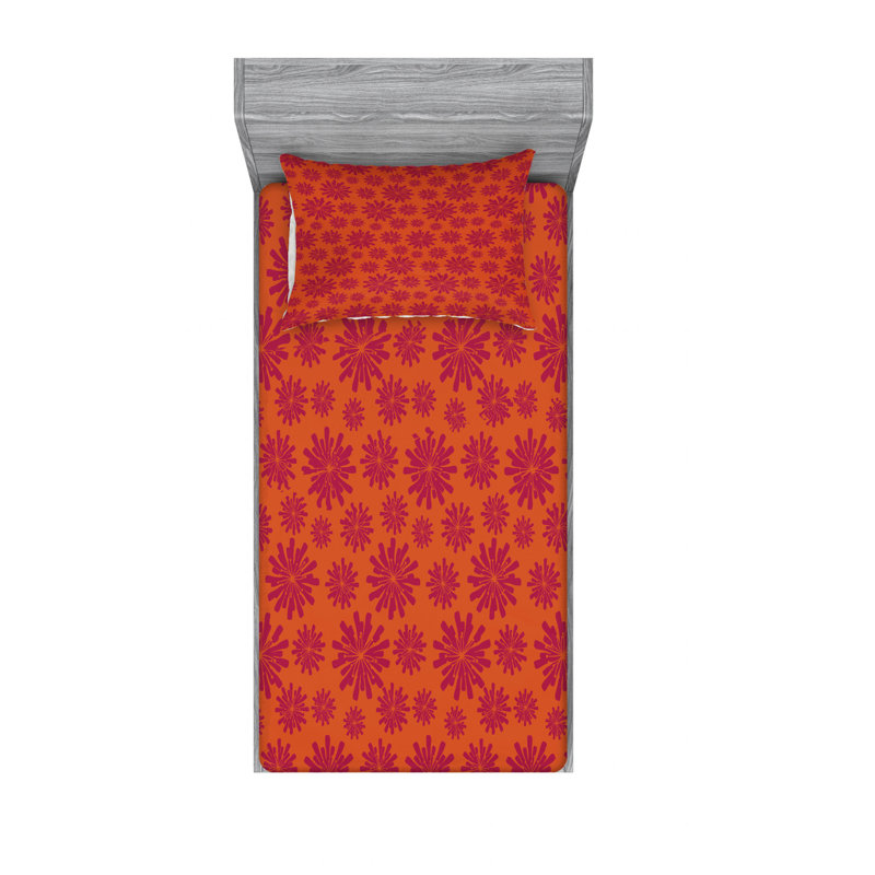 Ensemble de draps modernes Modern, Ensemble de draps pour lit simple avec drap-housse