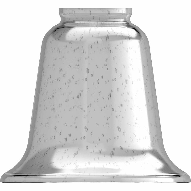 Volume Lighting H 4,75 po x l 5 po Cloche en verre et ventilateur de plafond avec abat-jour