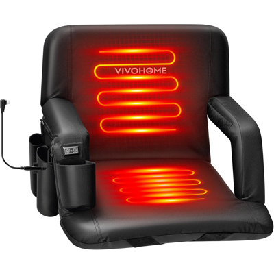 heated Stadium Seats With Back Support And Cushion by Ebern Designs