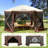 Pop Up Gazebo Tent, Pop-Up Screen Tent 6 Sided Canopy Sun Shelter with 6 Removable Privacy Wind Cloths & Mesh Windows, 11.5x11.5FT Quick Set Screen Tent with Mosquito Netting-110434340