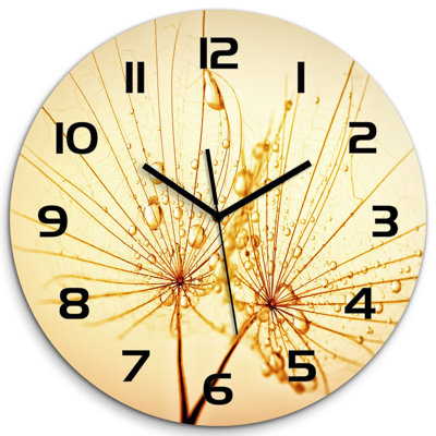 Joniqua Glass Wall Clock