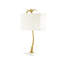 Palm Lamp White Marble Base