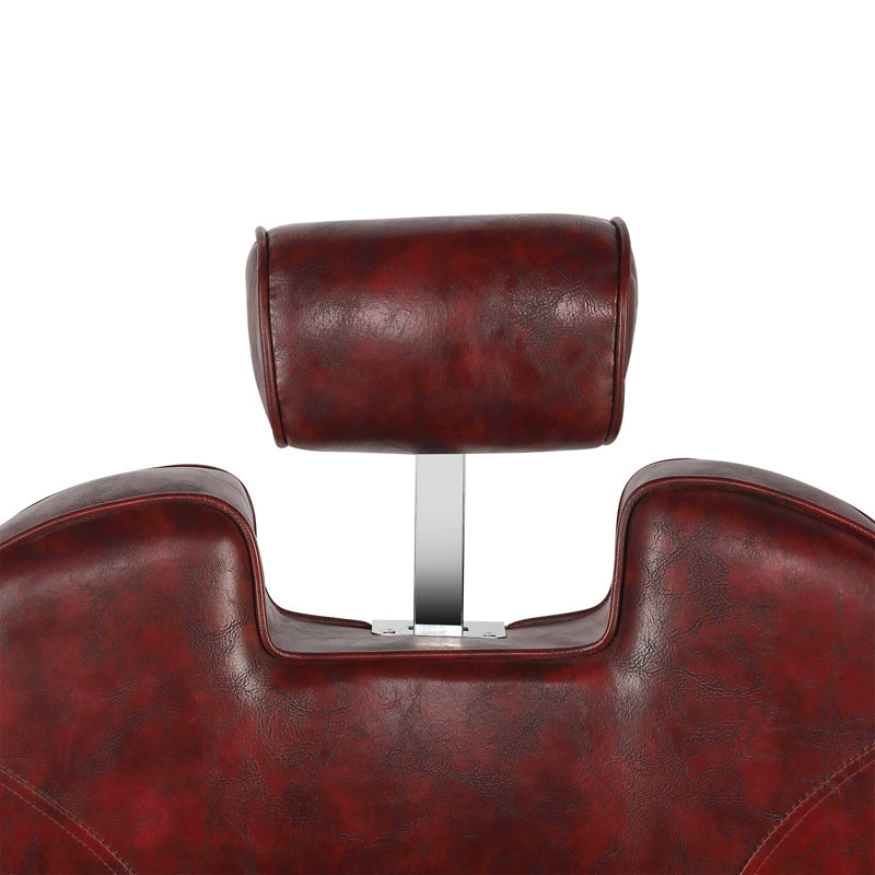 Faux Leather Recliner, Red