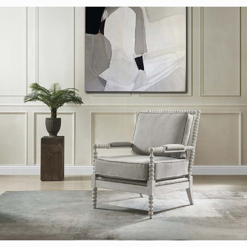 Chaise d'appoint Saraid, Gris