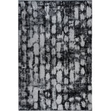 Rapture Abstract Flatweave Black/Silver Gray Area Rug