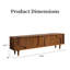 71'' Mid Century Modern Tv Stand For 80" Tvs, Entertainment Centre With 4 Cabinets-148539941