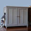 The Refined Litter Box - Wood Cat Litter Box Enclosure Cabinet with Drawer, Shaker Style + Feet-529454062-529454057-529454063