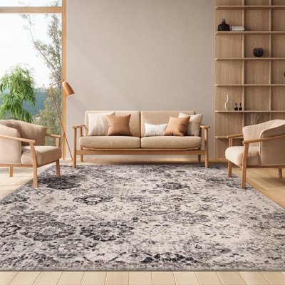 Tapis oriental argenté / gris Newhouse