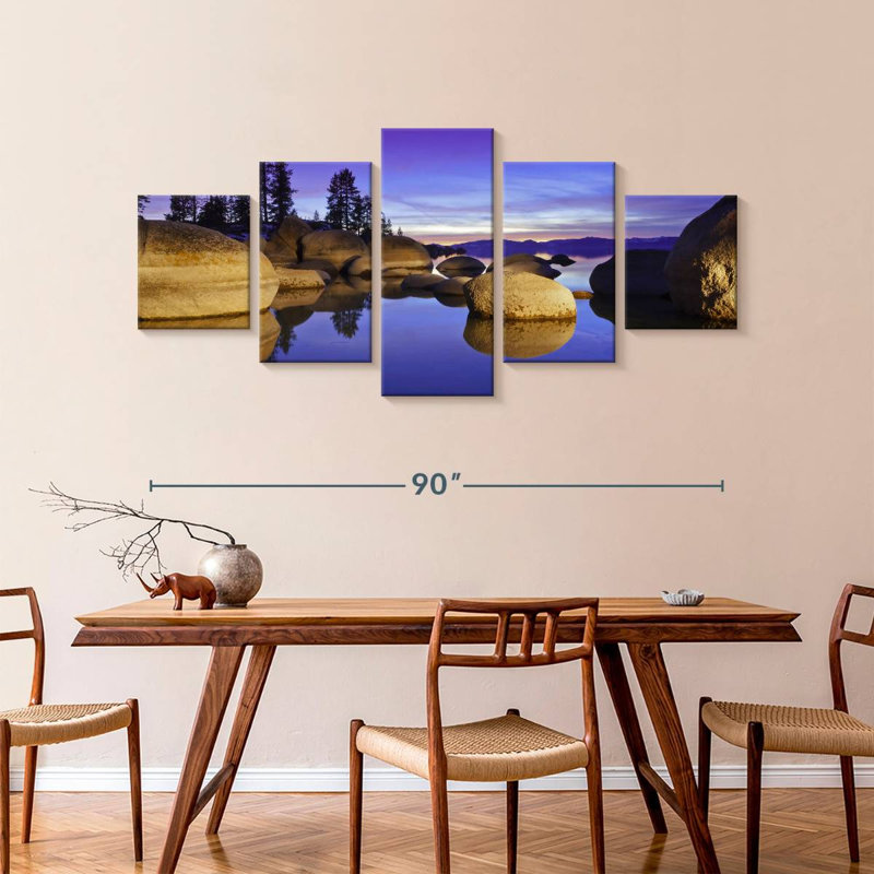 Port de sable d'Alvord Lake Tahoe, H 42 po x l 92 po