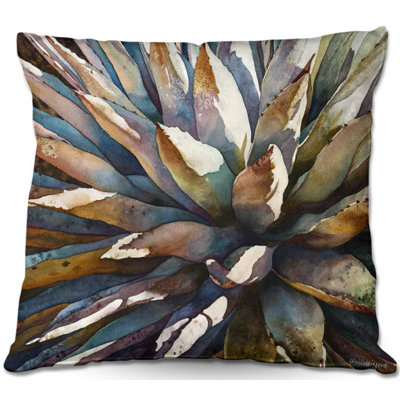 Housse et insert de coussin carré Sunstruck Yucca Plant