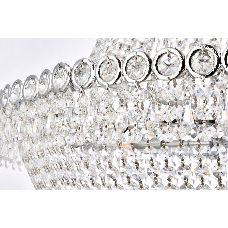 Stoltz 17 - Light Dimmable Empire Chandelier, Chrome